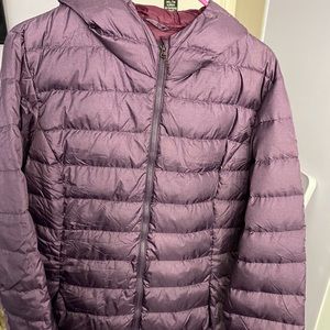 Purple puffy jacket